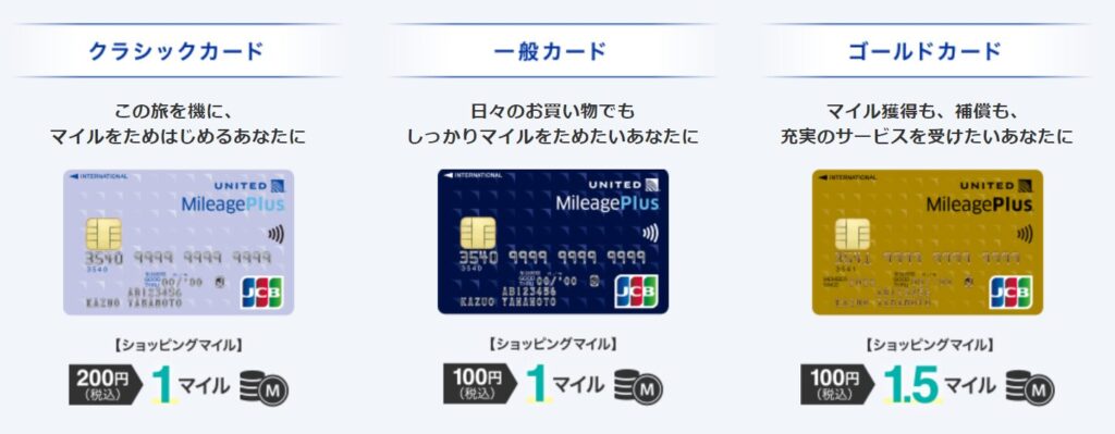 MileagePlus JCBカード