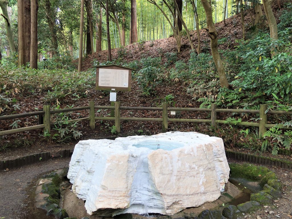 偕楽園の吐玉泉 写真提供：偕楽園公式フォトライブラリー